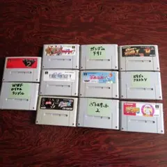 全て動作確認済み！スーパーファミコン ゲーム11本セット！