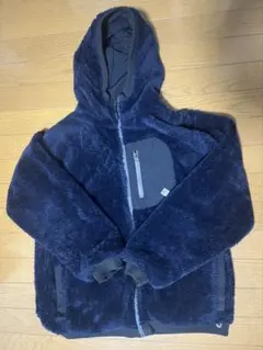 リバーシブルフリースジャケット ネイビー/ブラック