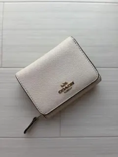 COACH 三つ折り財布 ホワイト