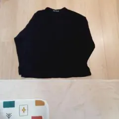 Upscape Audience ブラックニット XL