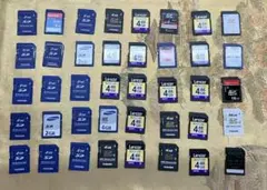 メモリーカード SDカードカードカーバ 40枚まとめて売る P073