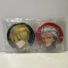 ギルガメッシュ 無銘 缶バッジ 2個セット ソフト 特典 FGO