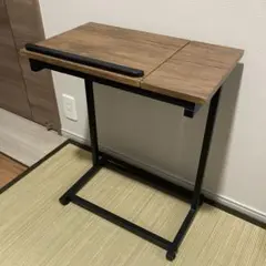 都内直接引取り割引あり】木製デスク ブラウン シンプル 机 スリム