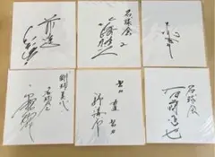 日本プロ麻雀連盟女流プロサイン色紙8点 - メルカリ