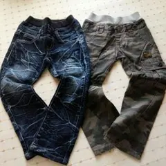 MPS　パンツ　 デニム　迷彩　100 セット