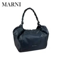 MARNI マルニ ツイストハンドル ロゴ ハンドバッグ ショルダーバッグのサムネイル