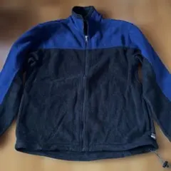 ティンバーランド フリース ジップアップ メンズ ブルー ブラック 難あり