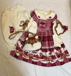 SHIRLEY TEMPLE シャーリーテンプルりすリンゴフルセット１２０センチ