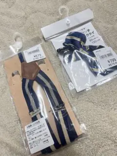 サスペンダー ネクタイ セット