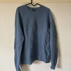 UNIQLO クルーネックセーター L 青