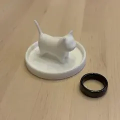 猫型 リングスタンド ホワイトのサムネイル