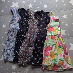 値下げ！カラフル 원피스 100cm~
