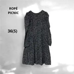 ROPÉ PICNIC ロペピクニック　小花柄ワンピース　長袖　パフスリーブ