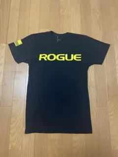 ROGUE ローグ Tシャツ メンズS 黒 黄ロゴ　ゴールドジムおまけ付き