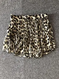 ヒョウ柄キュロットスカート