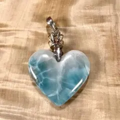 高品質　ハートラリマー　ネックレス　　5