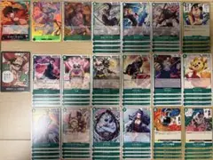 ワンピースカード　赤緑ルフィ　デッキパーツ　受け継がれる意思