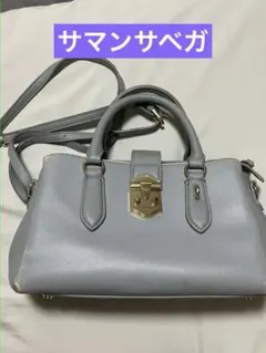 SAMANTHAVEGA グレー ハンドバッグ　サマンサベガ