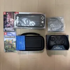 Nintendo Switch Lite グレー　ソフト　プロコン　フルセット