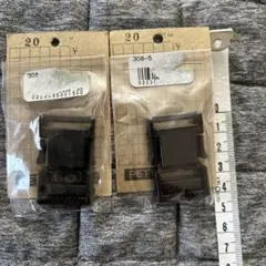 バックル 黒 2個セット