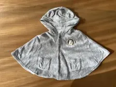 コムサフォセット　ポンチョ(リバーシブル) おさるさん50 60 70 80