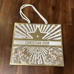 CHRISTIAN DIOR ショップ袋 ゴールド