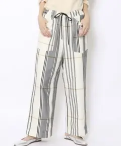 GALERIE VIEギャルリーヴィーファノンコットン イージーワイドパンツ