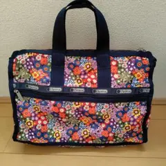 LeSportsac ボストンバッグ 花柄 ネイビーのサムネイル