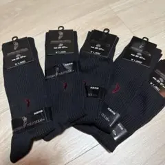 WESTERN POLO TEXAS ブラックソックス 25-27cm