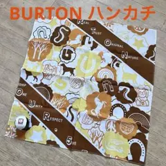 未使用美品！ BURTON ノベルティ？ ハンカチ ＋α バートン 好きな方に！
