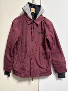 AAハードウェア×スラッシャーのスノーボードジャケット　コーチジャケット