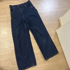 Heather デニムパンツ ワイドパンツ インディゴ Sのサムネイル
