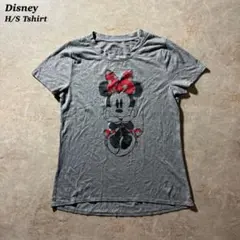 Disneyミニー半袖Tシャツunisex杢グレー美品ストリートシック当時物レア