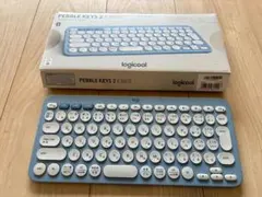【外箱あり】Logicool Pebble Keys 2 K380s（ブルー）
