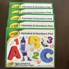 Crayola Alphabet & Numbers Pad 5冊セットのサムネイル