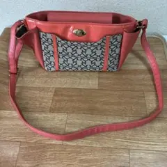 [&by Pinky&Dianne]コーラルピンク ショルダーバッグ