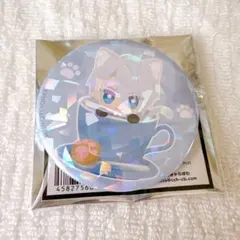 山姥切長義　刀猫男士　とうにゃん　コラボカフェ本舗　ホログラム缶バッジ　刀剣乱舞