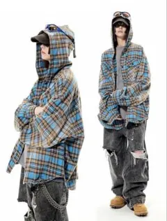 ULTIMUS hi-lander チェックフーディ