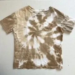 babyGAP タイダイ柄 Tシャツ 4years 100cm ベージュブラウンのサムネイル