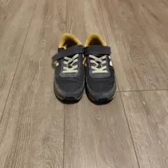 New Balance キッズスニーカー ネイビー/イエロー