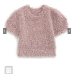 【GRL】シャギーニットトップス　ピンク〔kz591〕