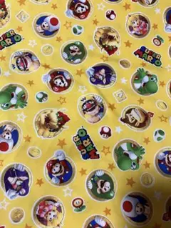 スーパーマリオキャラクター綿生地　オックス