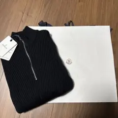 モンクレール　ハーフジップニット　L