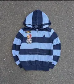 希少 ボーダー Polo Ralph Lauren ビックポニー y2k 平成