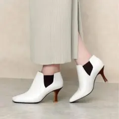 【美品】MODE ET JACOMO スクエアトゥブーティー