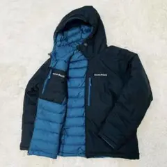 [美品]　リバーシブル　ダウンパーカー　メンズL　コロラドパーカ　モンベル コロラドパーカ Men's｜モンベル