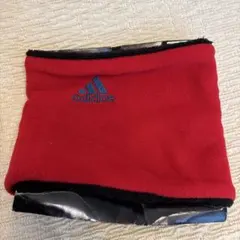 【新品】adidas アディダス ネックウォーマー 赤×黒 ボア