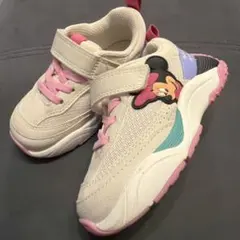 美品✴︎数回のみ使用✴︎ZARA ミッキー スニーカー ベージュ ピンク