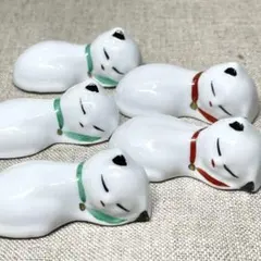 箸置き　眠り猫　x