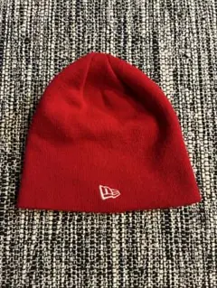 専用) NEW ERA ニット帽 赤 (フリーサイズ)